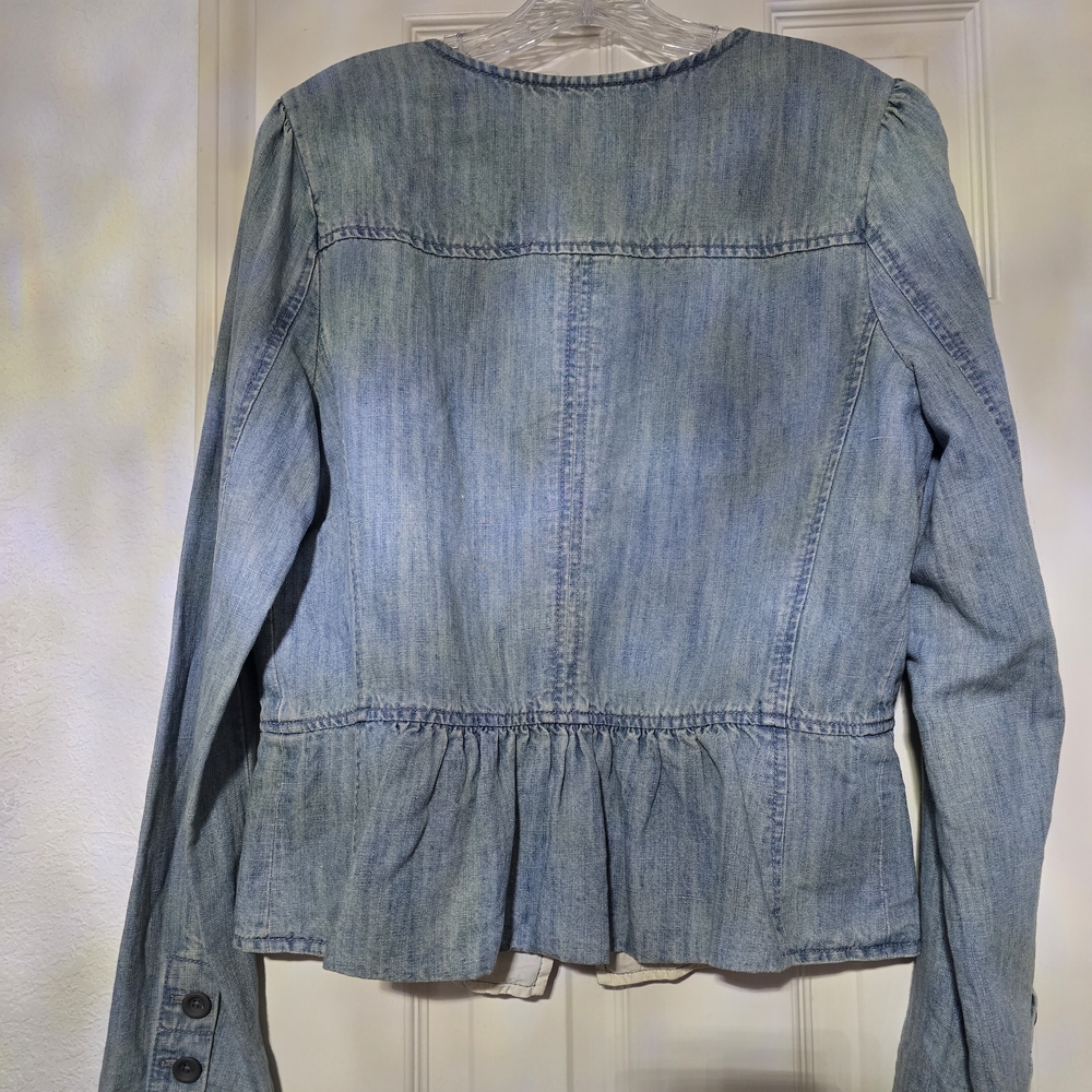 NWT VINTAGE 2012 Juicy Couture Denim Blue Jean Jacket - Picture 4 of 6